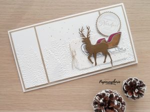 Mehr über den Artikel erfahren Weihnachtspost Slimcard mit geprägtem Hintergrund