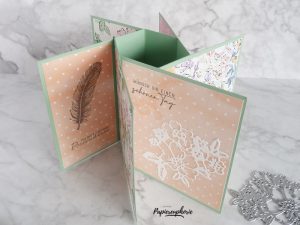 Mehr über den Artikel erfahren Fancy Fold pinwheel tower card