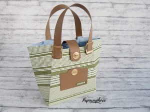 Mehr über den Artikel erfahren Sportlich-elegante Tasche aus Papier