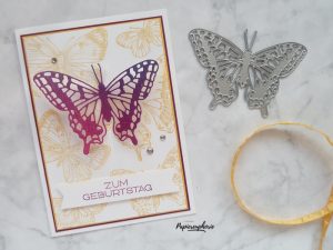Mehr über den Artikel erfahren Schnelle Geburtstagskarte Butterfly Brilliance