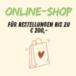 online shop-Bestellungen unter € 200,-